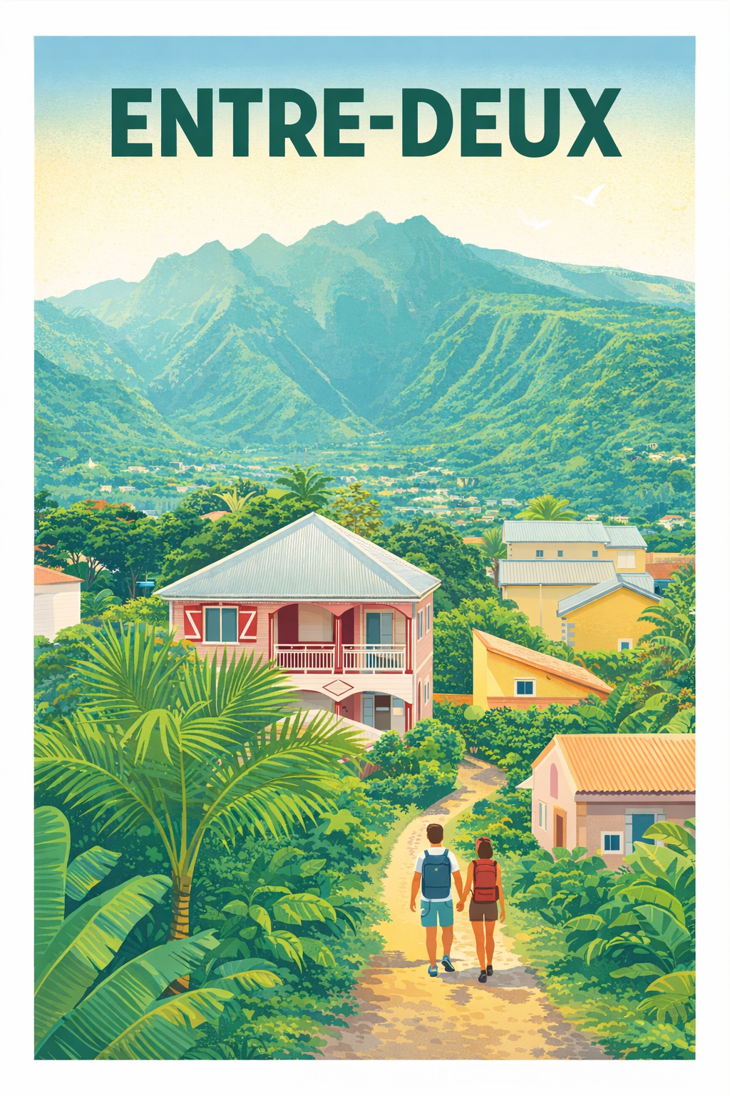 Affiche de Entre-Deux - Évasion au cœur des montagnes réunionnaises