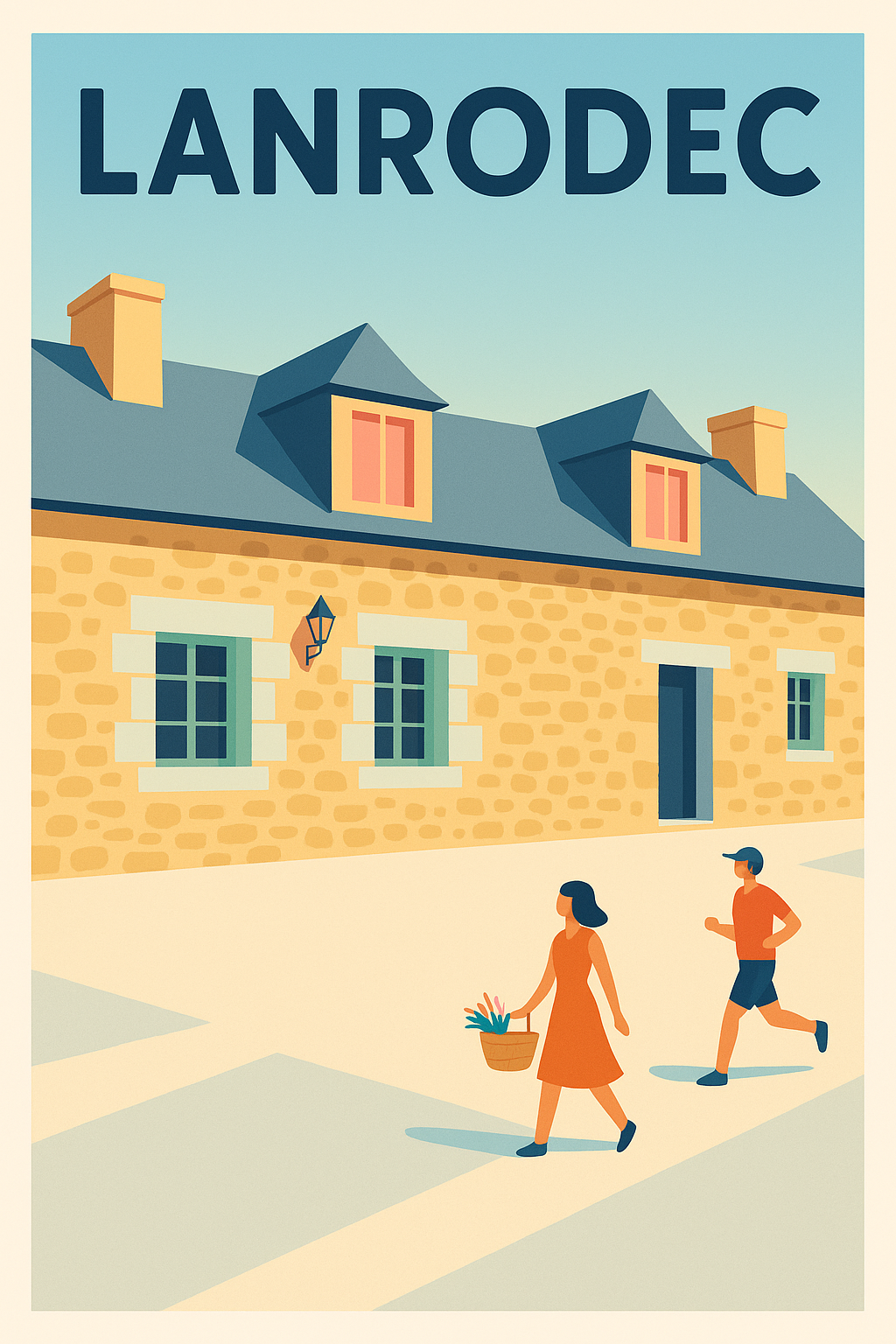 Affiche de Lanrodec - Charme et quiétude bretonne