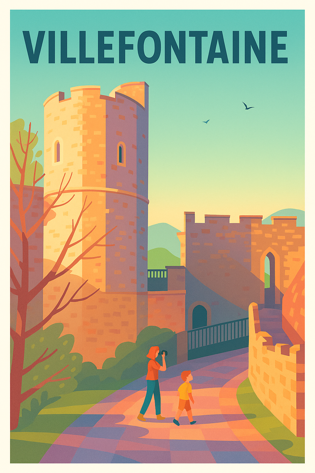 Affiche de Villefontaine - Promenade au cœur de l'histoire