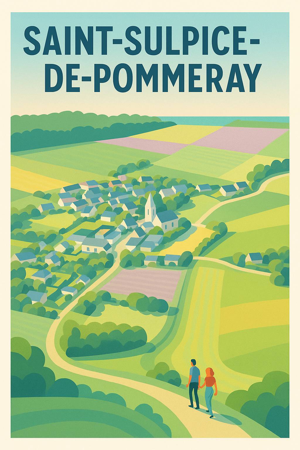 Affiche de Saint-Sulpice-de-Pommeray - Évasion pastorale au cœur de la campagne