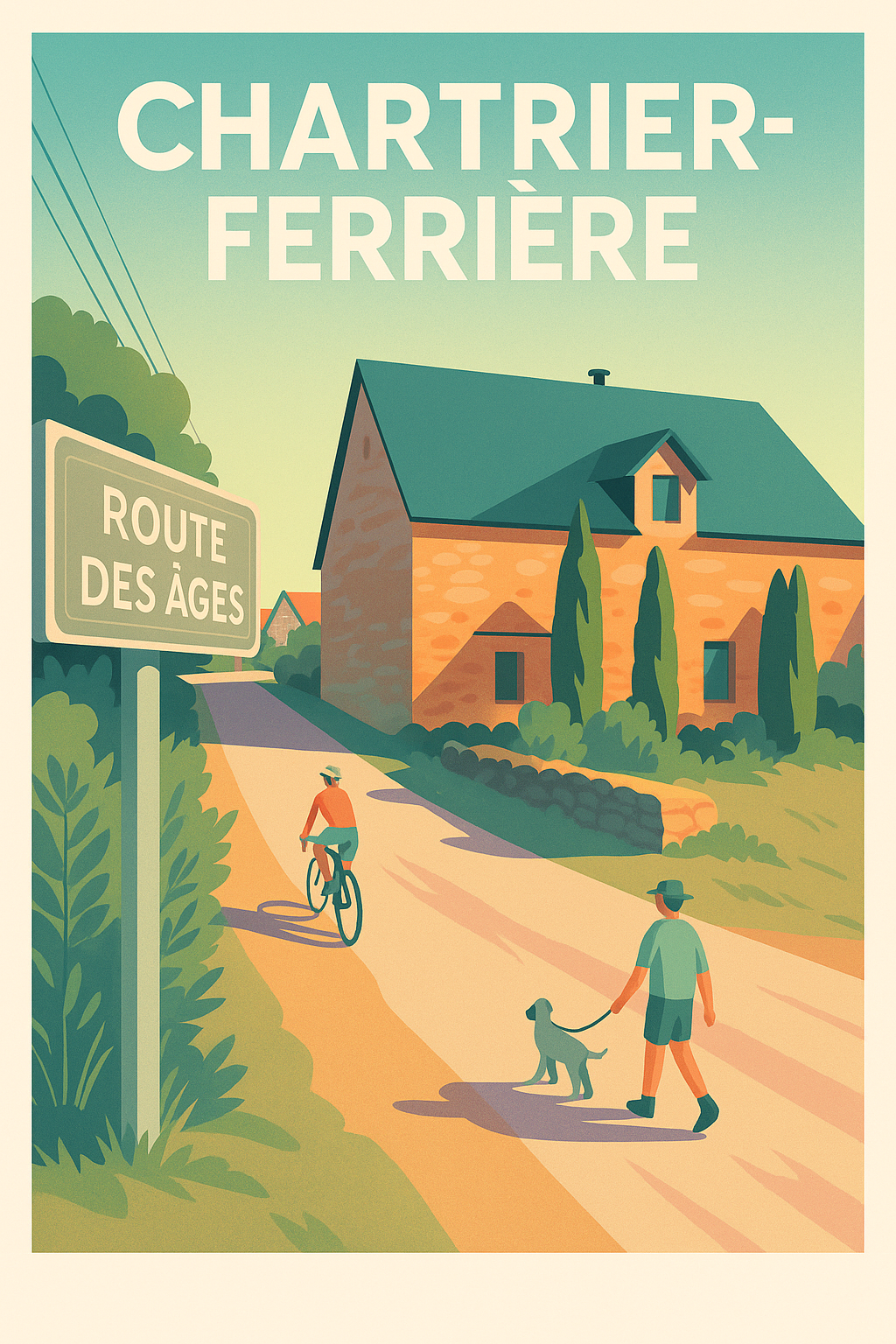 Affiche de Chartier-Ferrière - Ambiance Champêtre et Douceur de Vivre