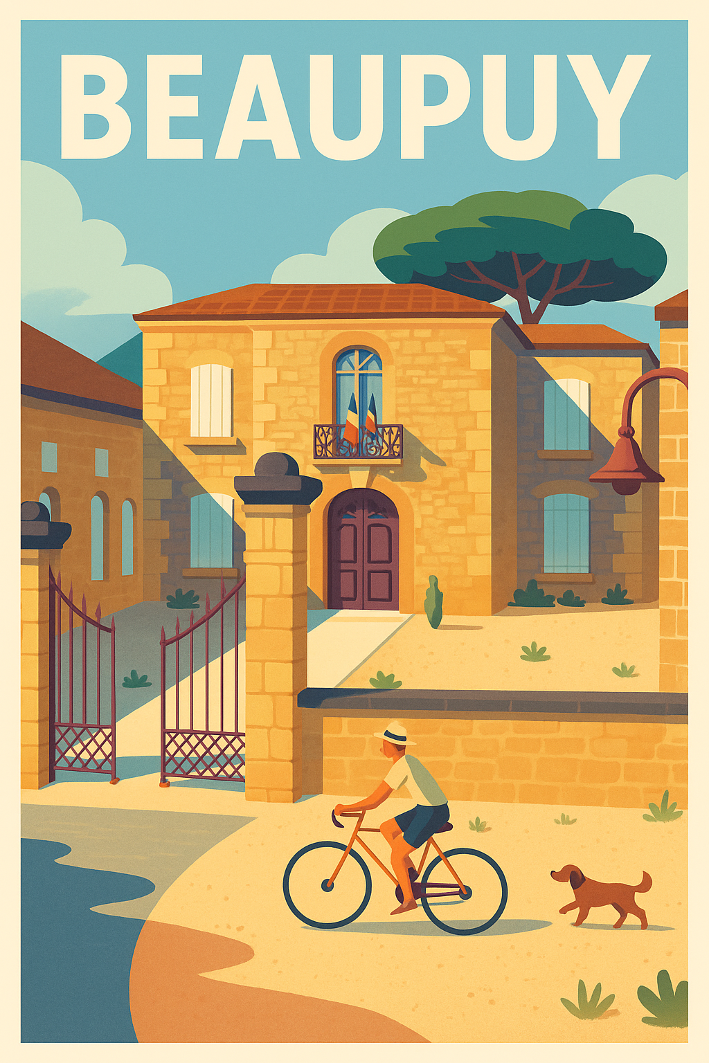 Affiche de Beaupuy - Douceur de vivre en Provence