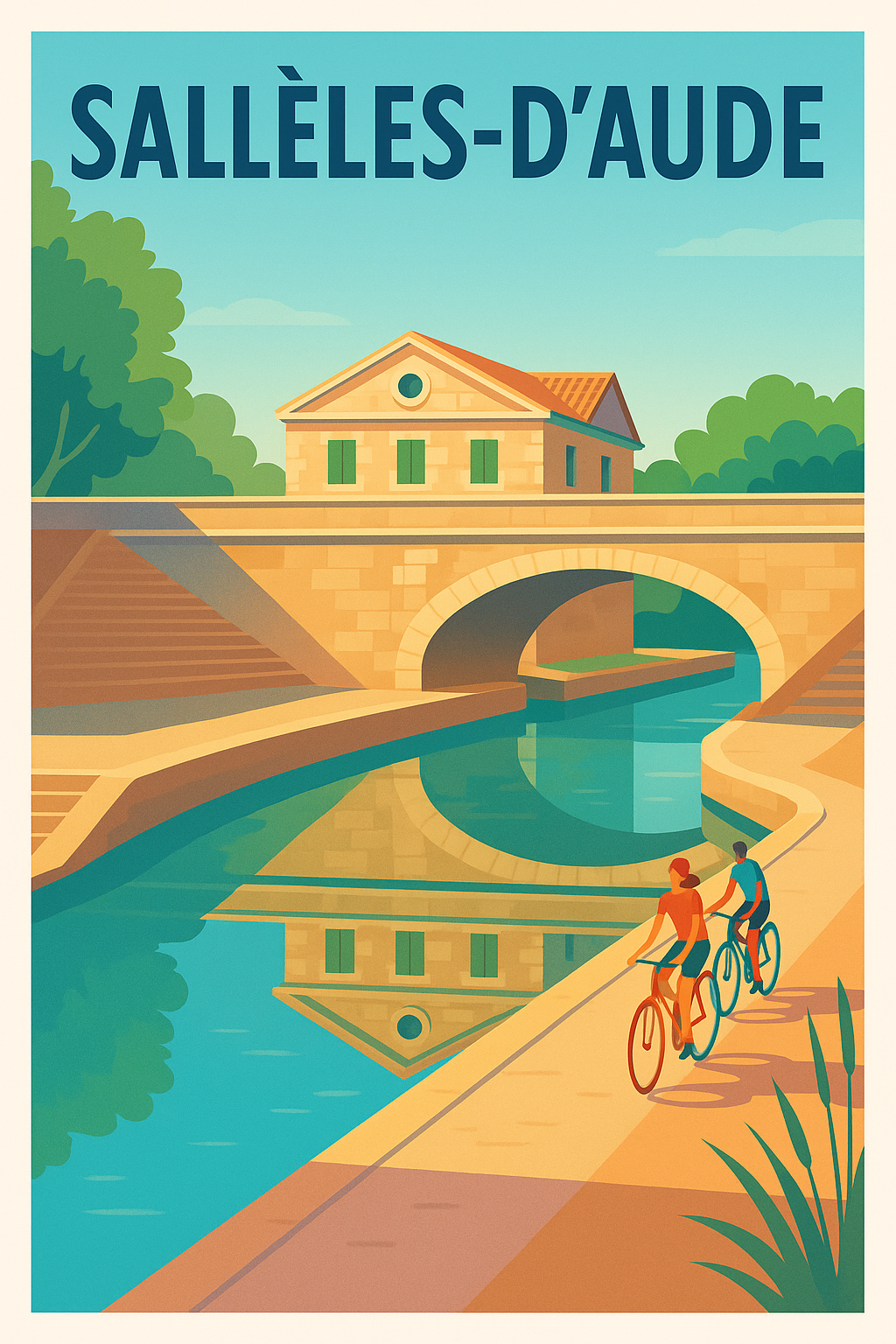 Affiche de Sallèles-d'Aude - Balade paisible au fil de l'eau