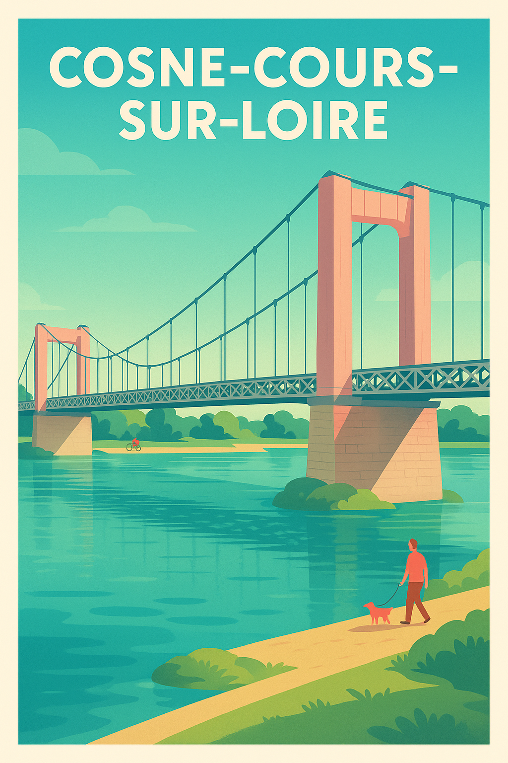 Affiche de Cosne-Cours-sur-Loire - Sérénité au bord de la Loire
