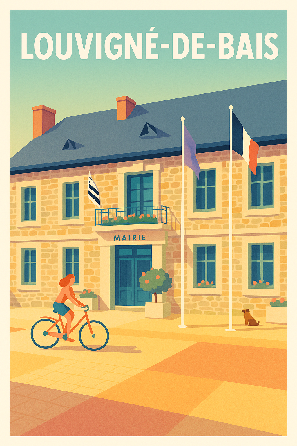 Affiche de Louvigné-de-Bais - Charme et sérénité au cœur de la Bretagne
