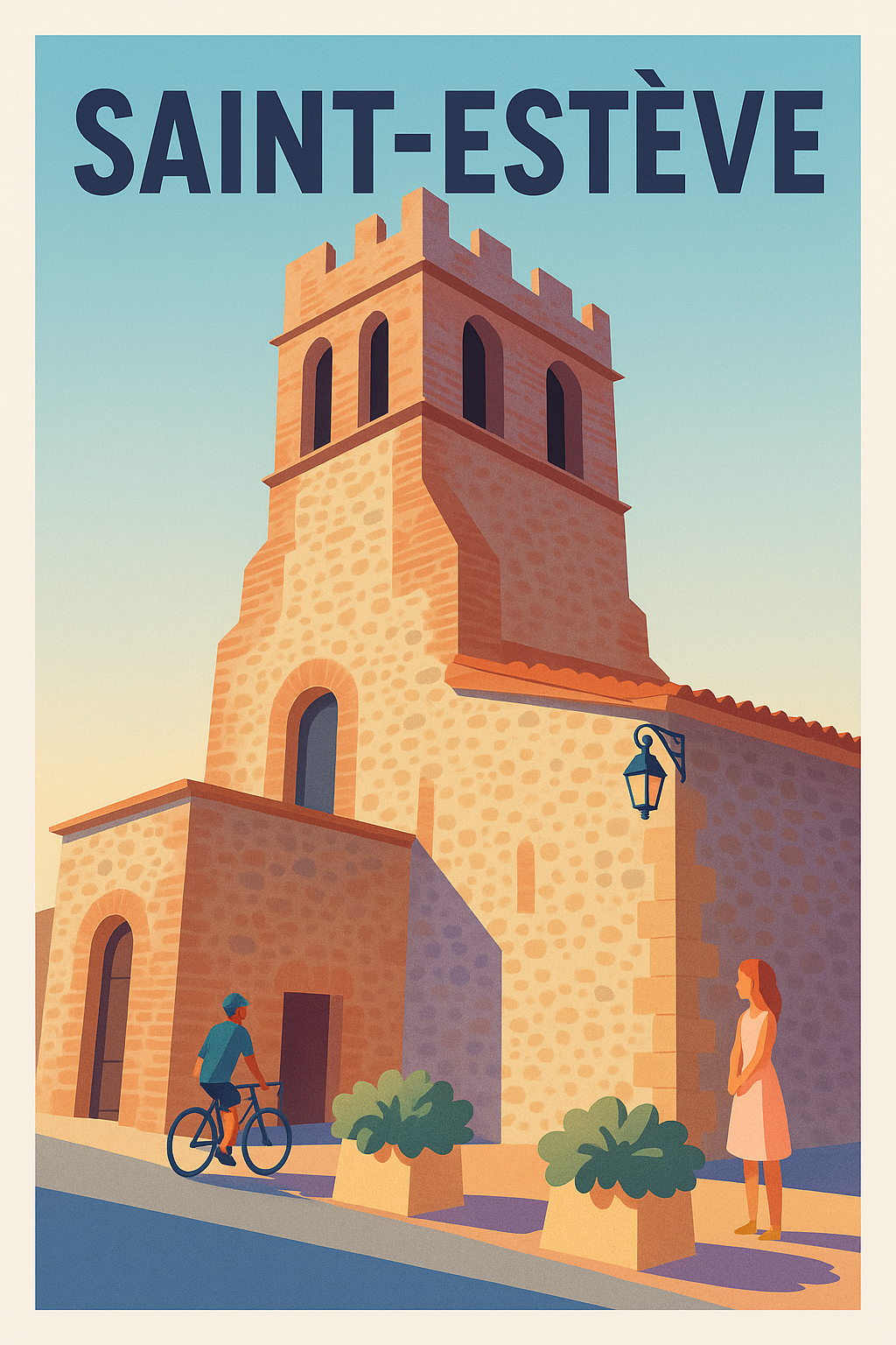 Affiche de Saint-Estève - Charme Médiéval en Provence