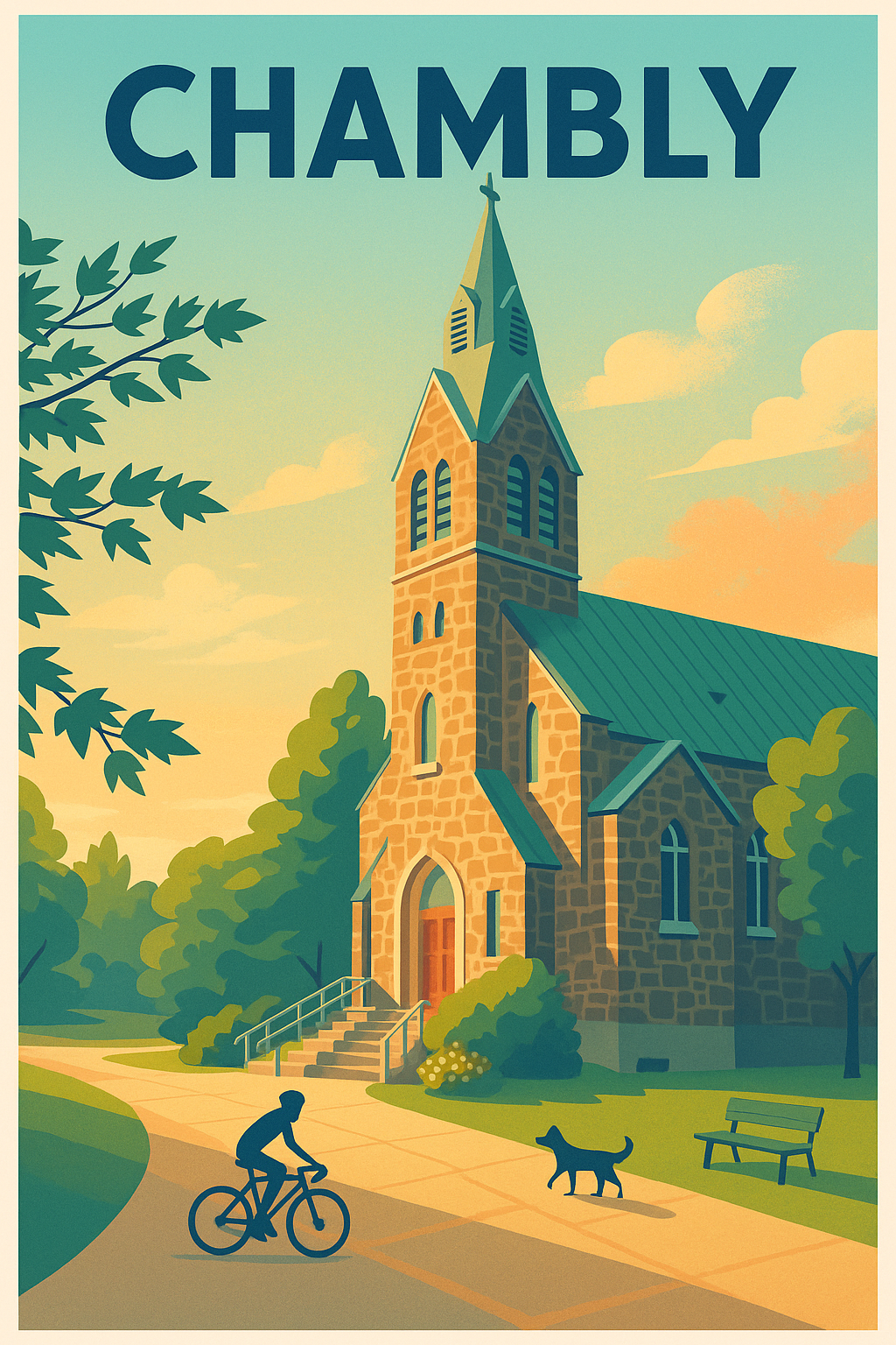 Affiche de Chambly - Charme paisible et nature