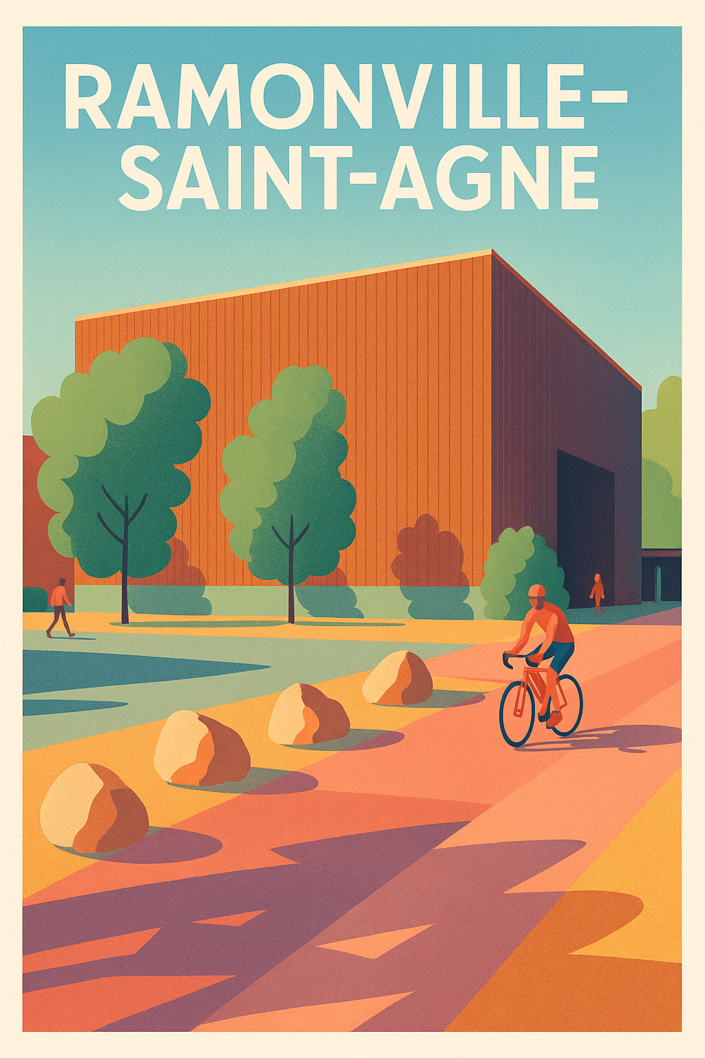 Affiche de Ramonville-Saint-Agne - Sérénité urbaine et nature en harmonie