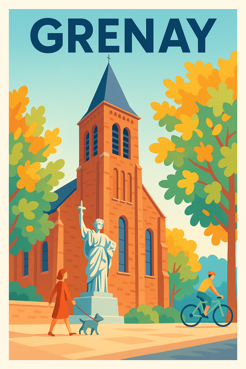 Affiche de Grenay - Charme et sérénité au cœur de la ville
