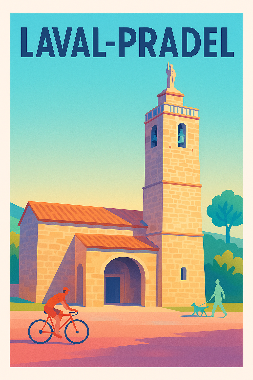 Affiche de Laval-Pradel - Charme et Sérénité Méditerranéenne