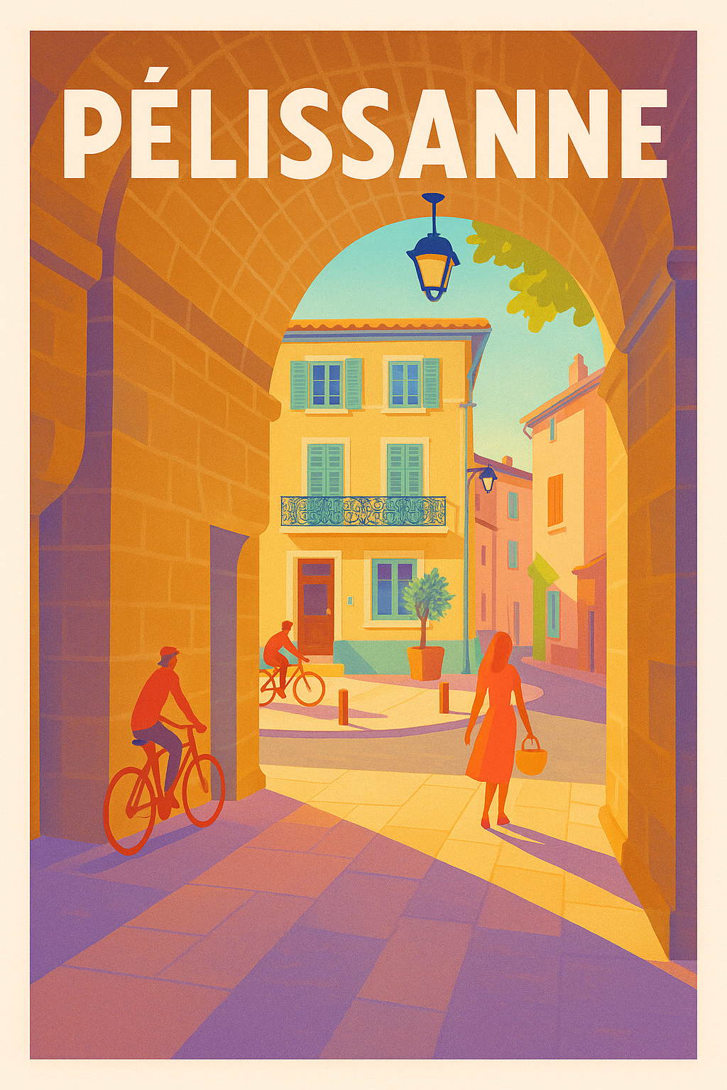 Affiche de Pélissanne - Charme et douceur provençale