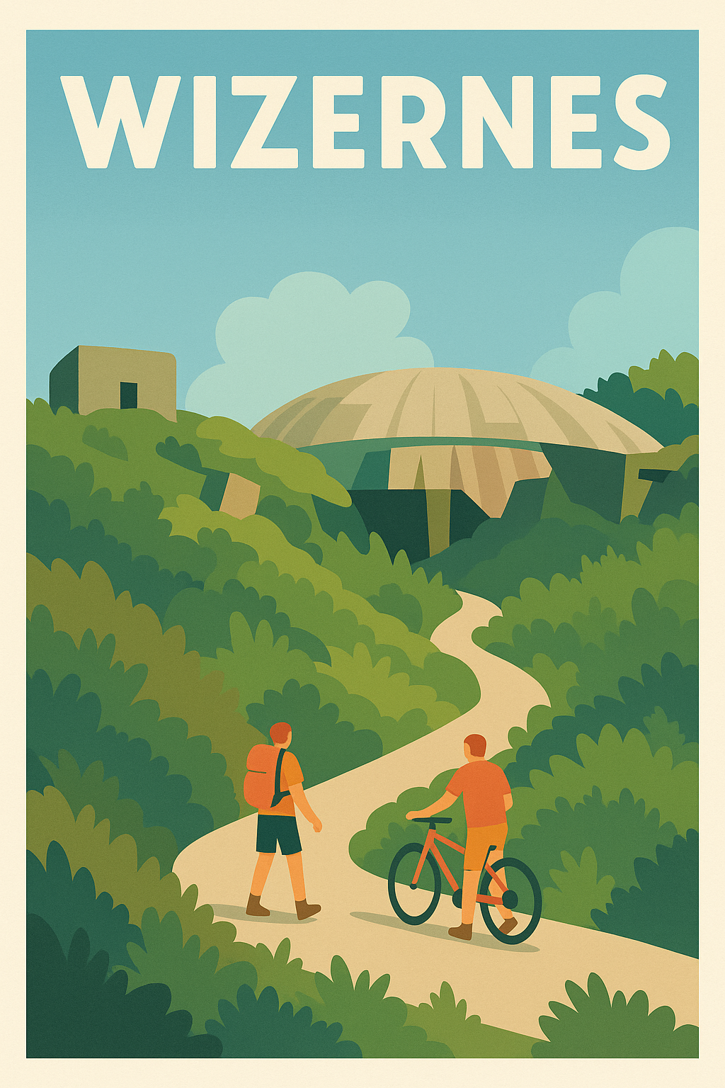 Affiche de Wizernes - Escapade nature et patrimoine historique