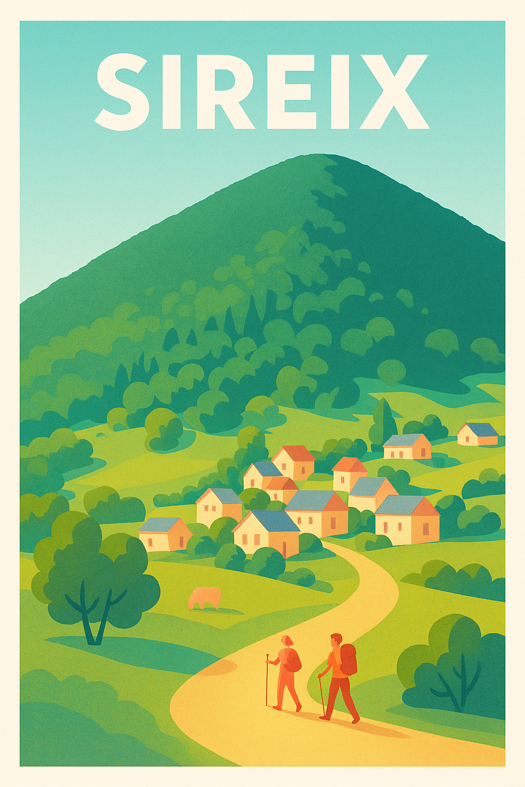 Affiche de Sireix - Escapade nature et village pittoresque