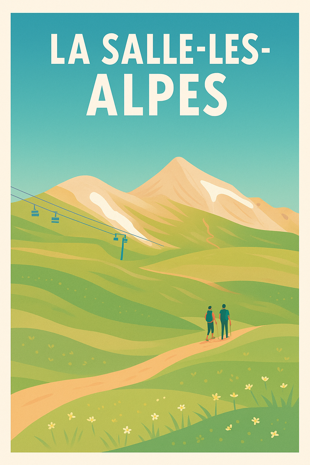Affiche de La Salle-les-Alpes - Évasion au cœur des Alpes