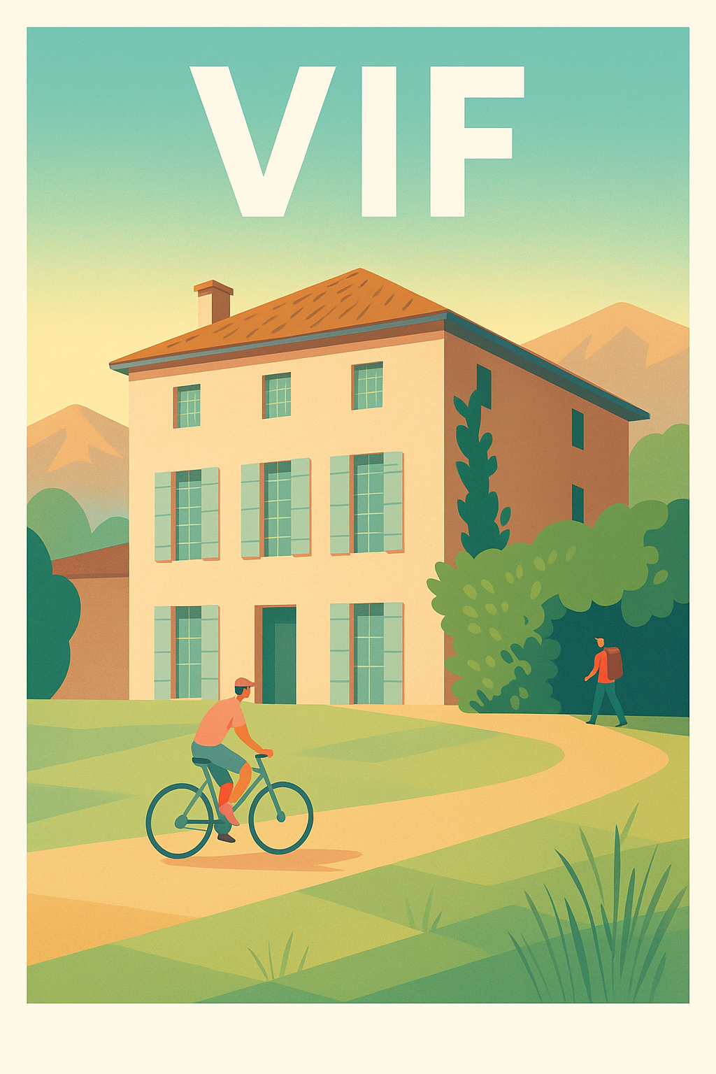 Affiche de Vif - Charme et Sérénité Alpine