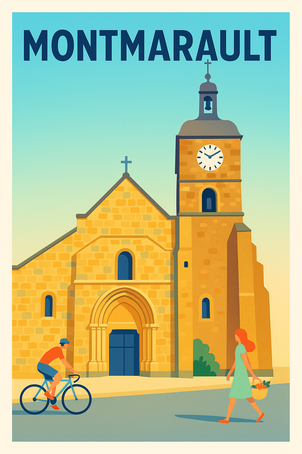 Affiche de Montmarault - L'authenticité au charme du patrimoine
