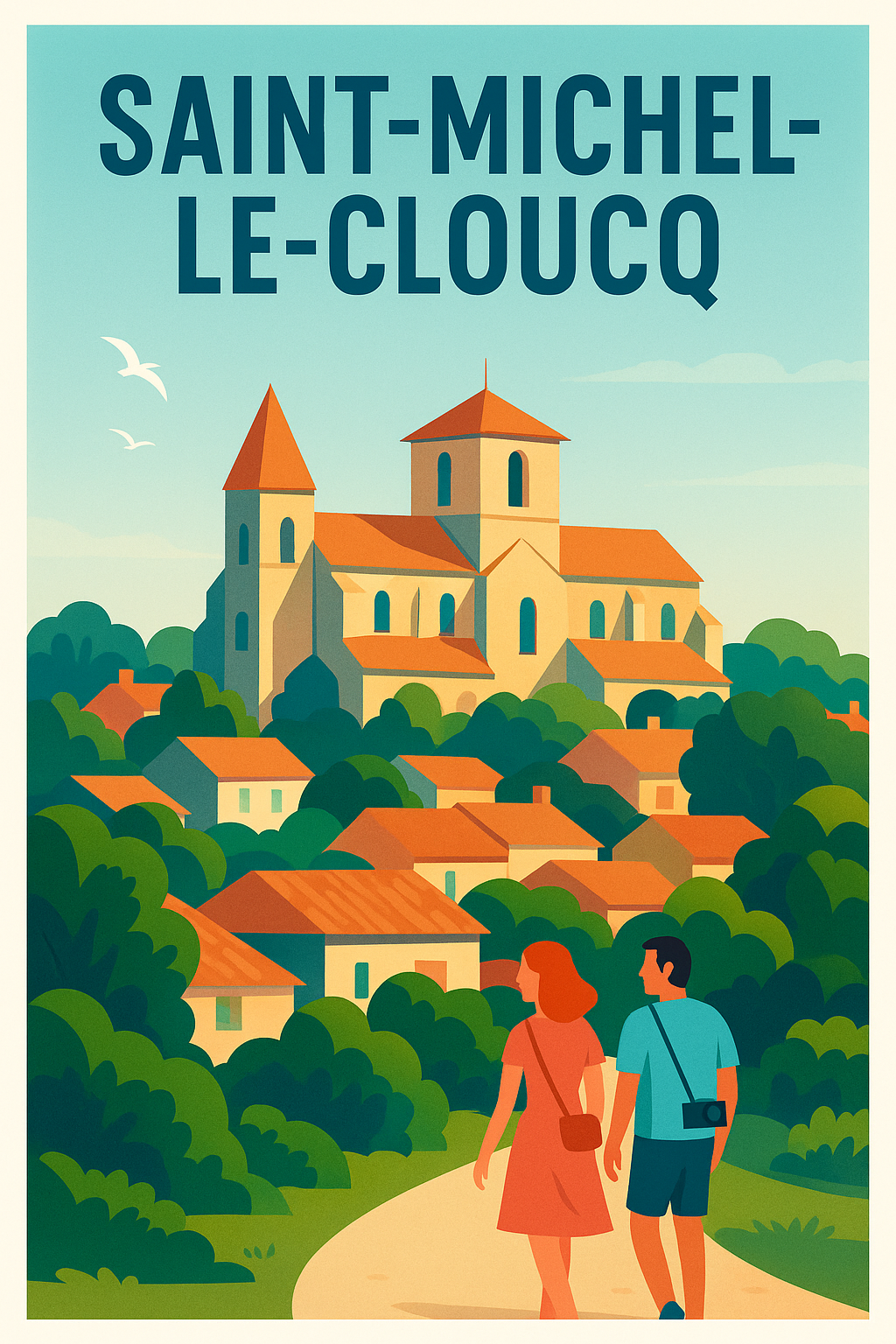 Affiche de Saint-Michel-le-Cloucq - Un village paisible à découvrir