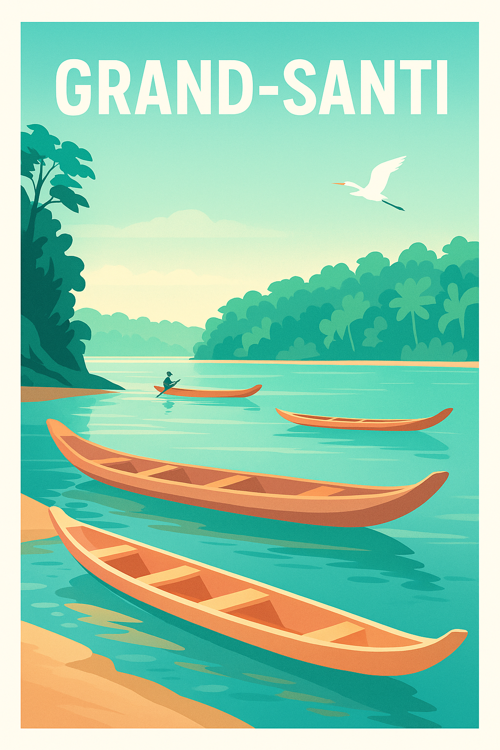 Affiche de Grand-Santi - Évasion et nature paisible