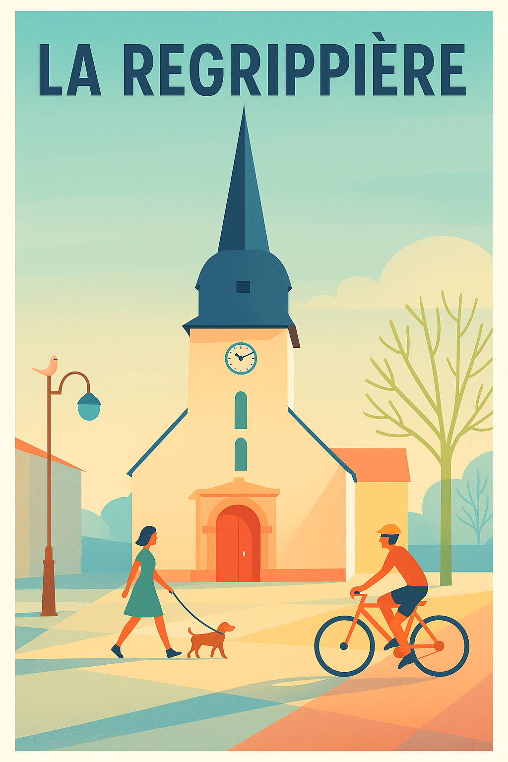 Affiche de La Regrippière - Charme et douceur de la vie locale