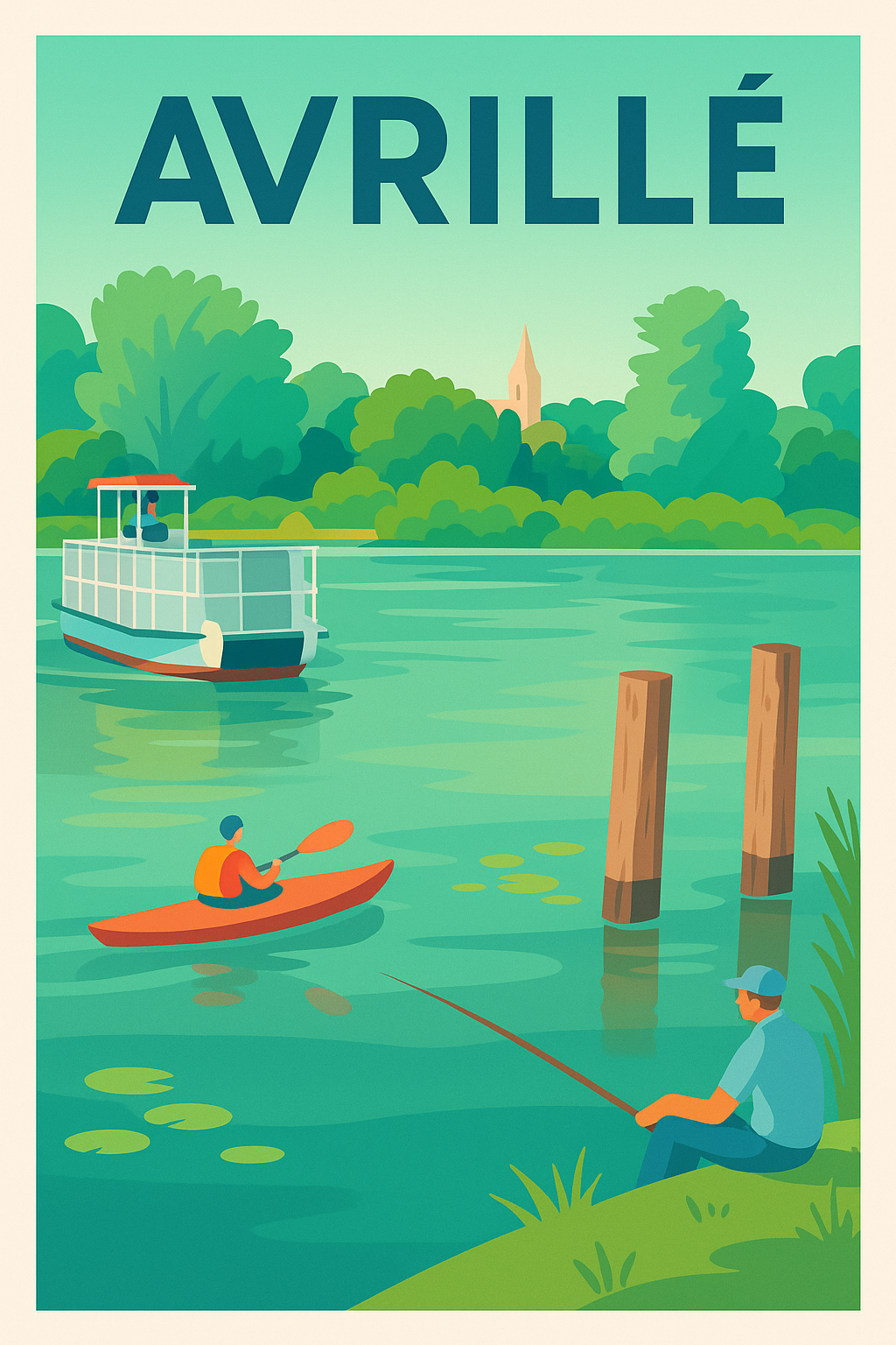 Affiche de Avrillé - Évasion au fil de l'eau