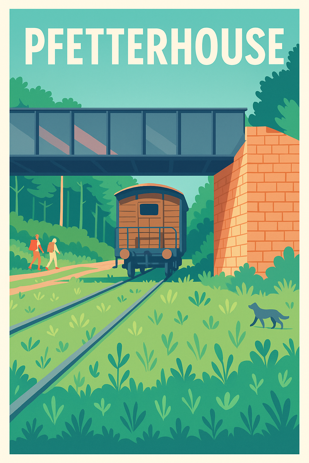 Affiche de Pfetterhouse - Charme bucolique au fil du rail
