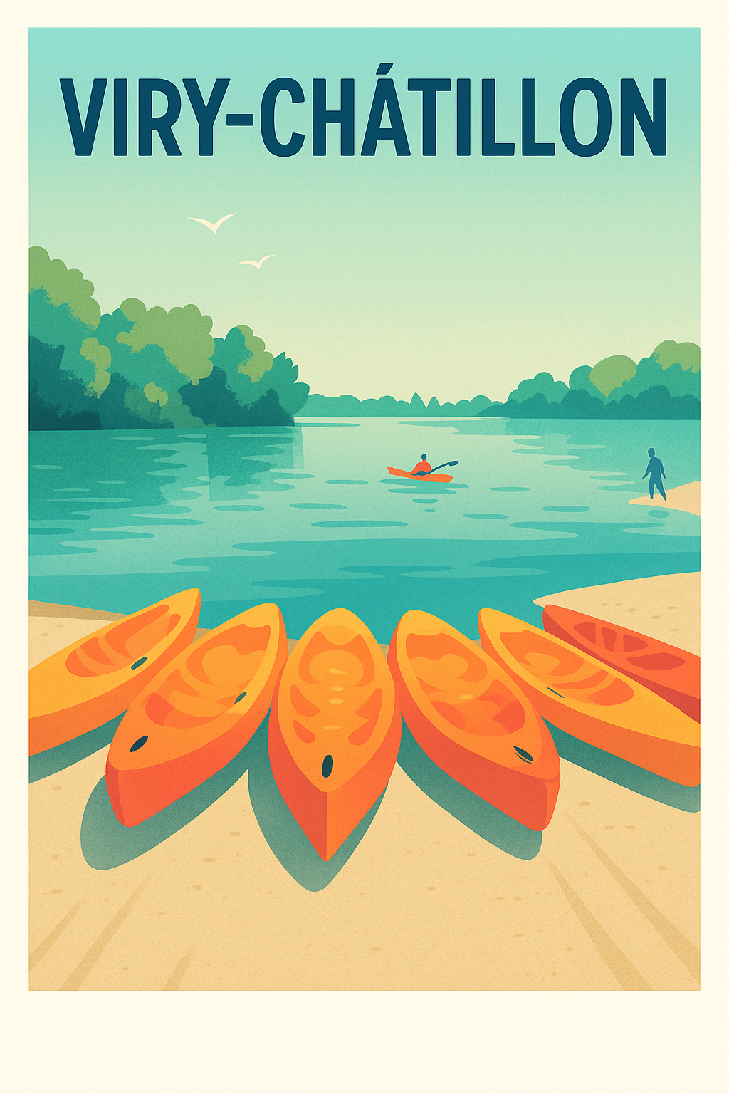 Affiche de Viry-Châtillon - L'évasion aquatique en pleine nature