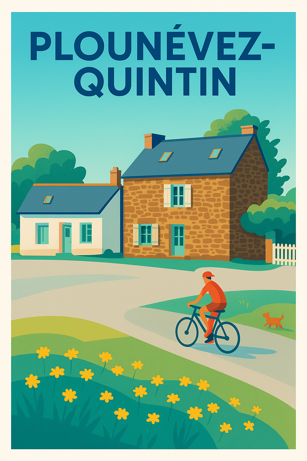 Affiche de Plounévez-Quintin - Charme rural et douceur de vivre