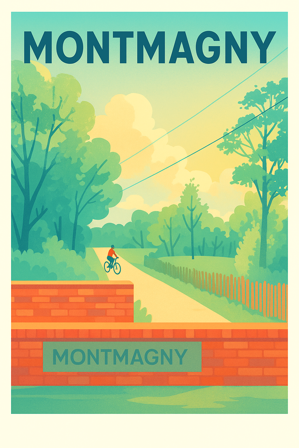 Affiche de Montmagny - Évasion verte et sérénité