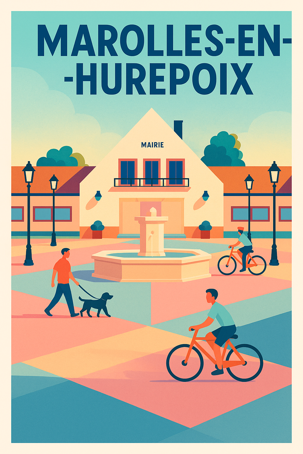 Affiche de Marolles-en-Hurepoix - Le charme paisible du village au quotidien