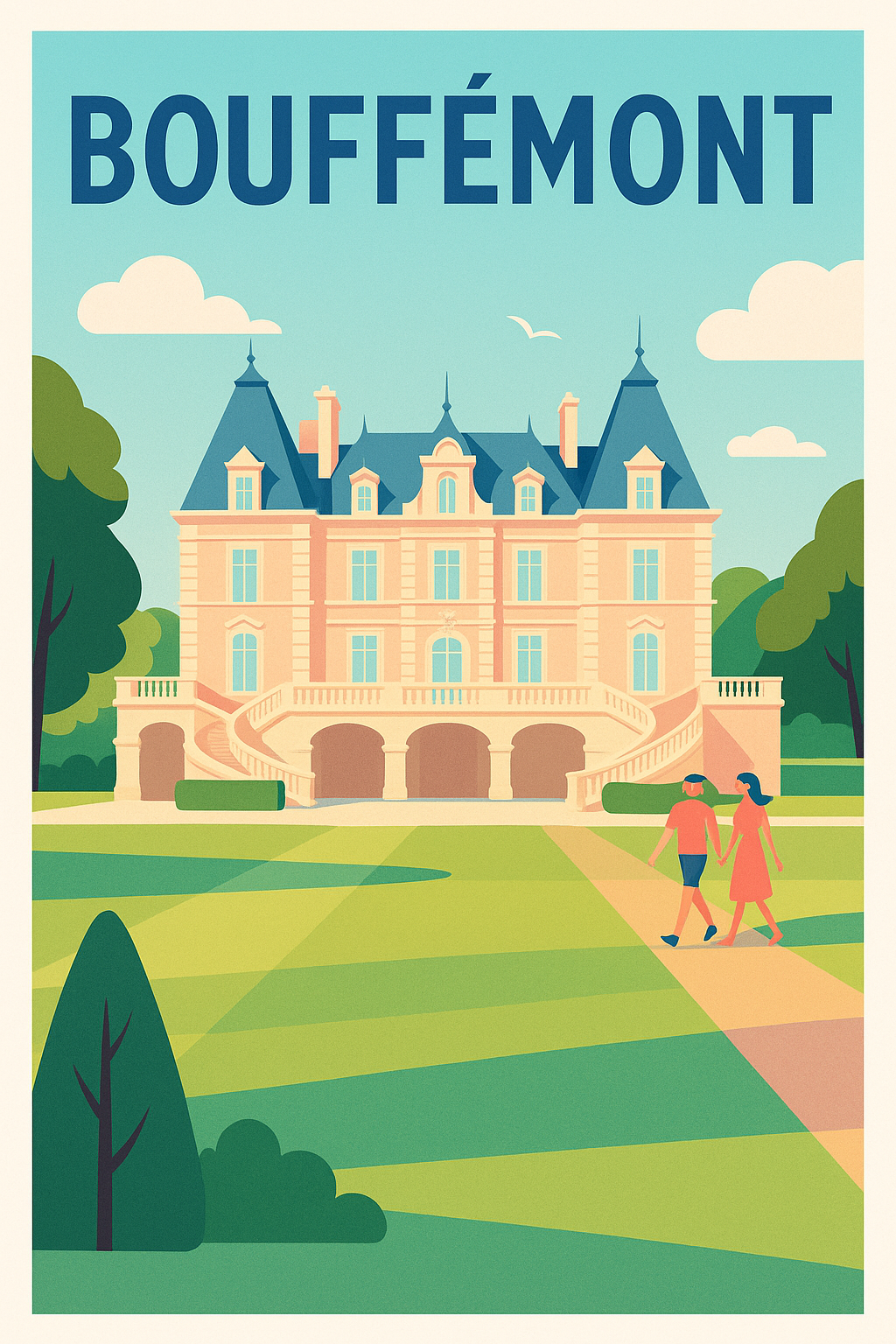 Affiche de Bouffémont - Charme et élégance d'un patrimoine remarquable
