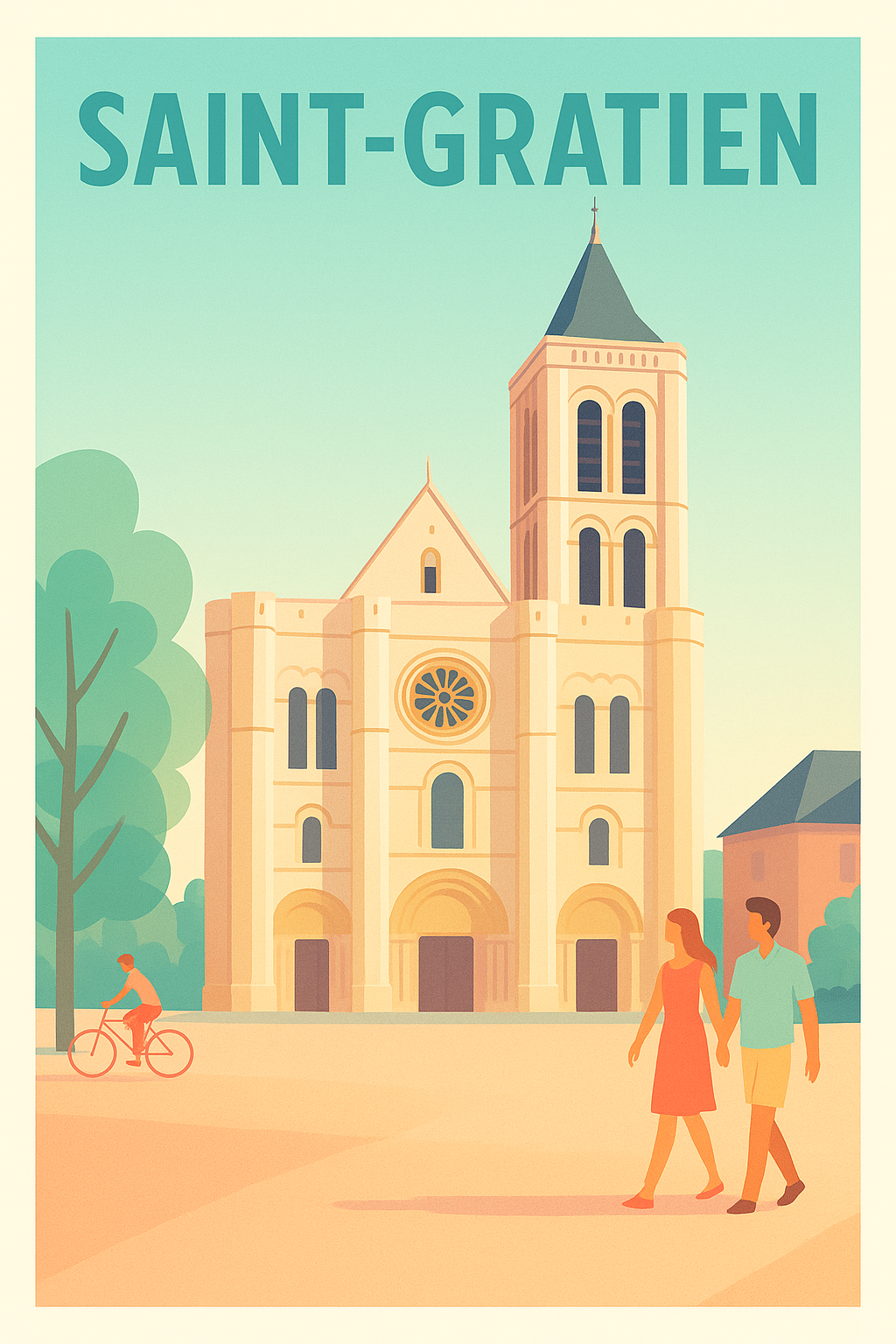 Affiche de Saint-Gratien - Charme et sérénité au cœur de la ville