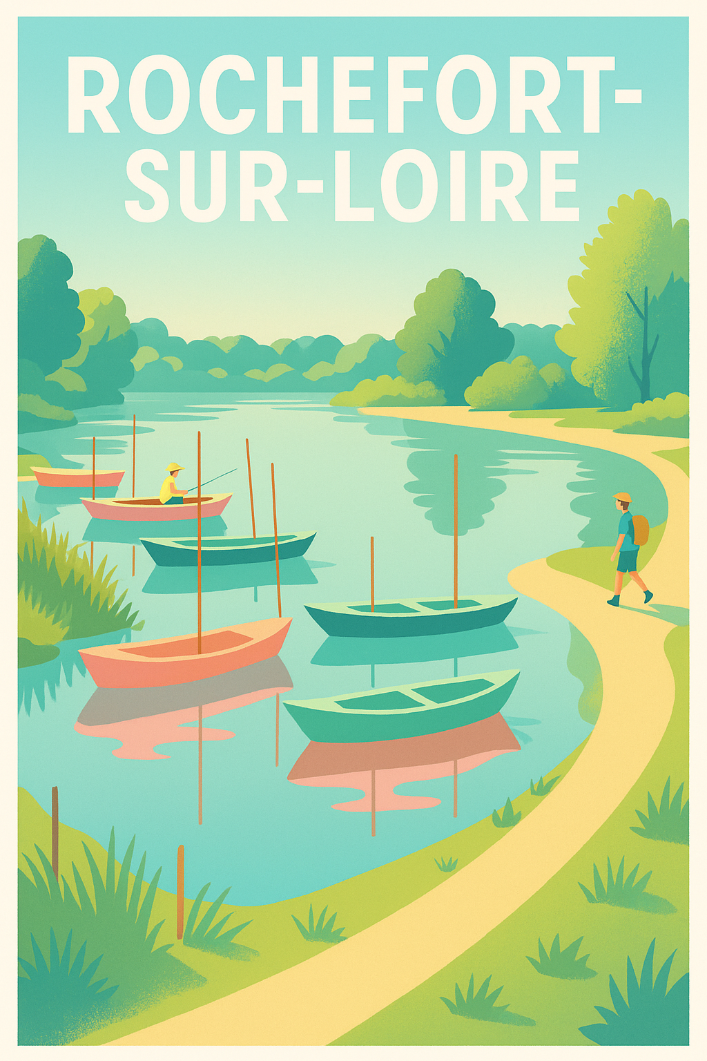 Affiche de Rochefort-sur-Loire - L'Évasion au Fil de l'Eau
