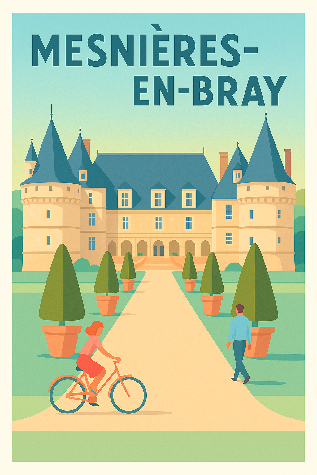 Affiche de Mesnières-en-Bray - Élégance et tranquillité au cœur du patrimoine