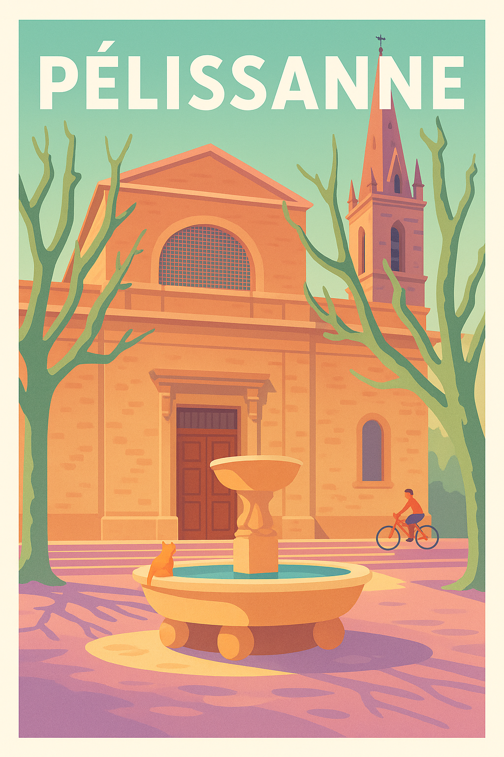 Affiche de Pélissanne - Charme Provençal et Sérénité