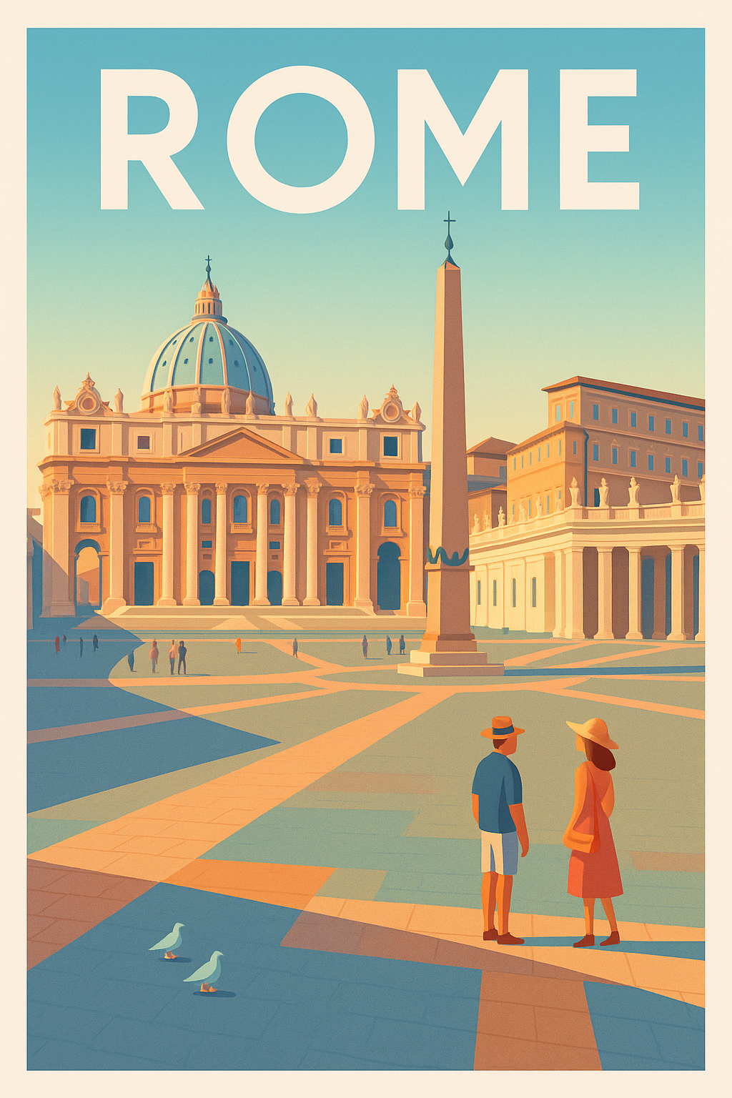 Affiche de Rome - Voyage au cœur de la Ville Éternelle