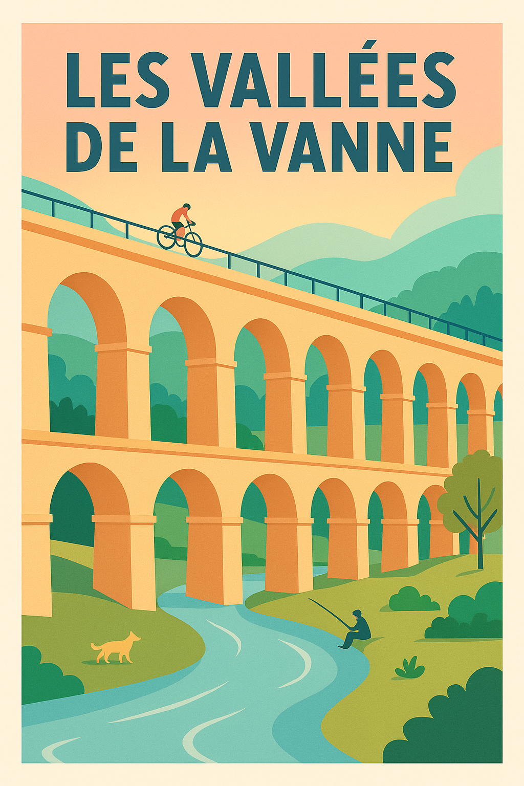 Affiche de Les Vallées de la Vanne - Évasion et sérénité au fil de l'eau