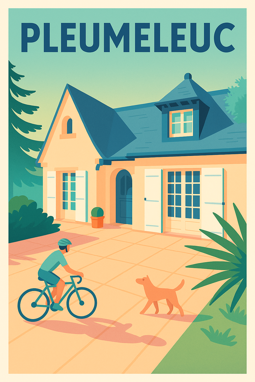 Affiche de Pleumeleuc - Charme et douceur de la vie à la campagne