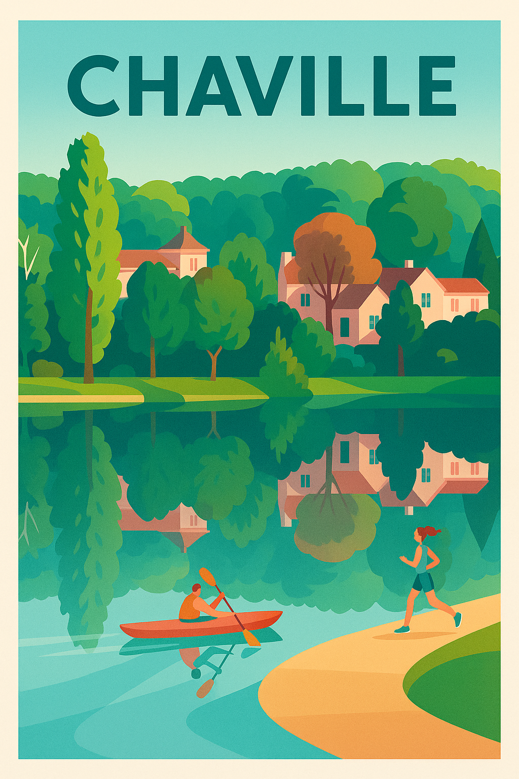 Affiche de Chaville - Nature et sérénité en bord de l'eau