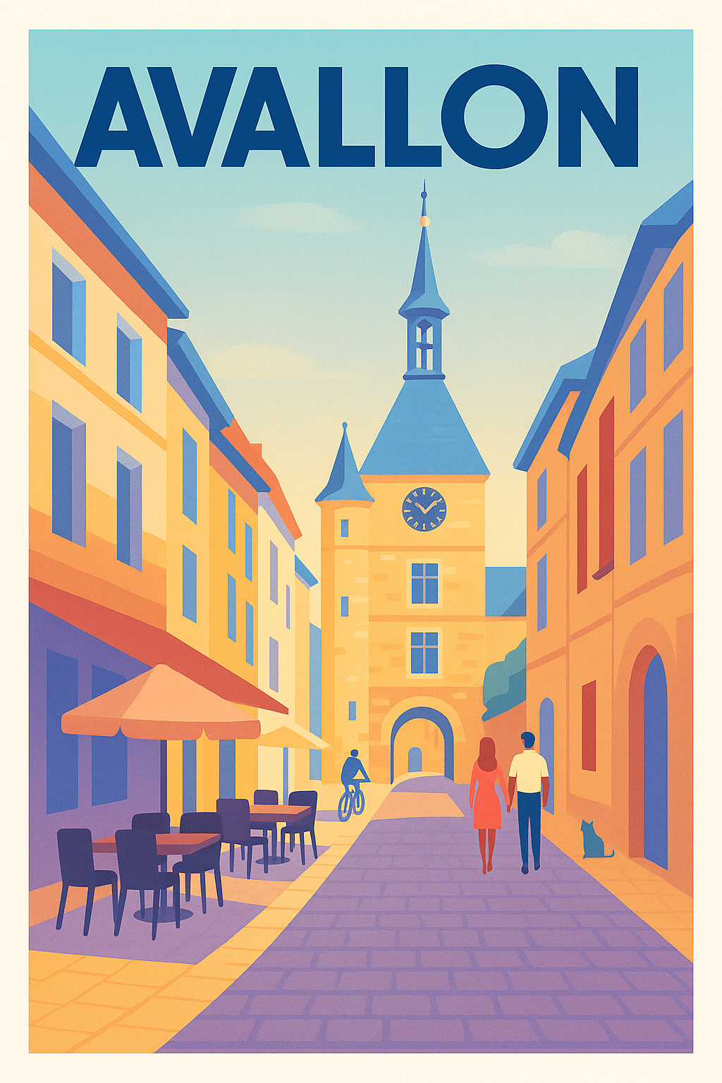 Affiche de Avallon - Flânerie et charme au cœur de Bourgogne