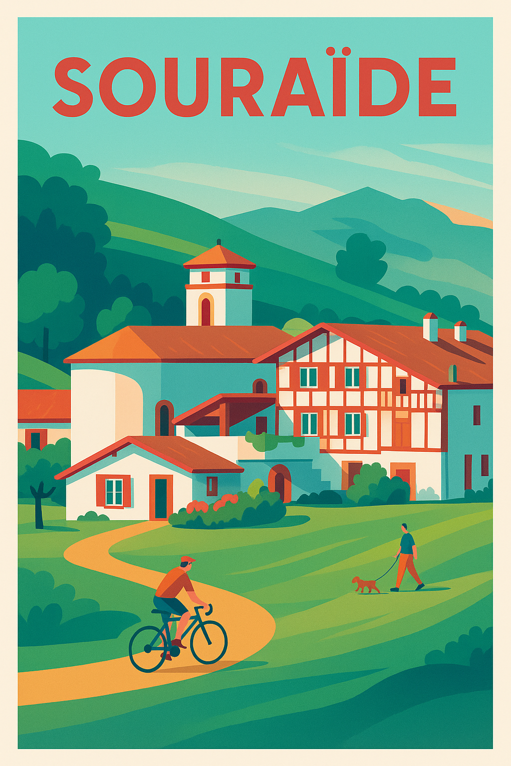 Affiche de Souraïde - Charme et sérénité au cœur du Pays Basque
