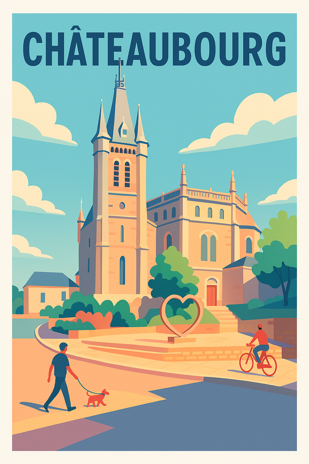 Affiche de Châteaubourg - Charme et sérénité au cœur de la Bretagne