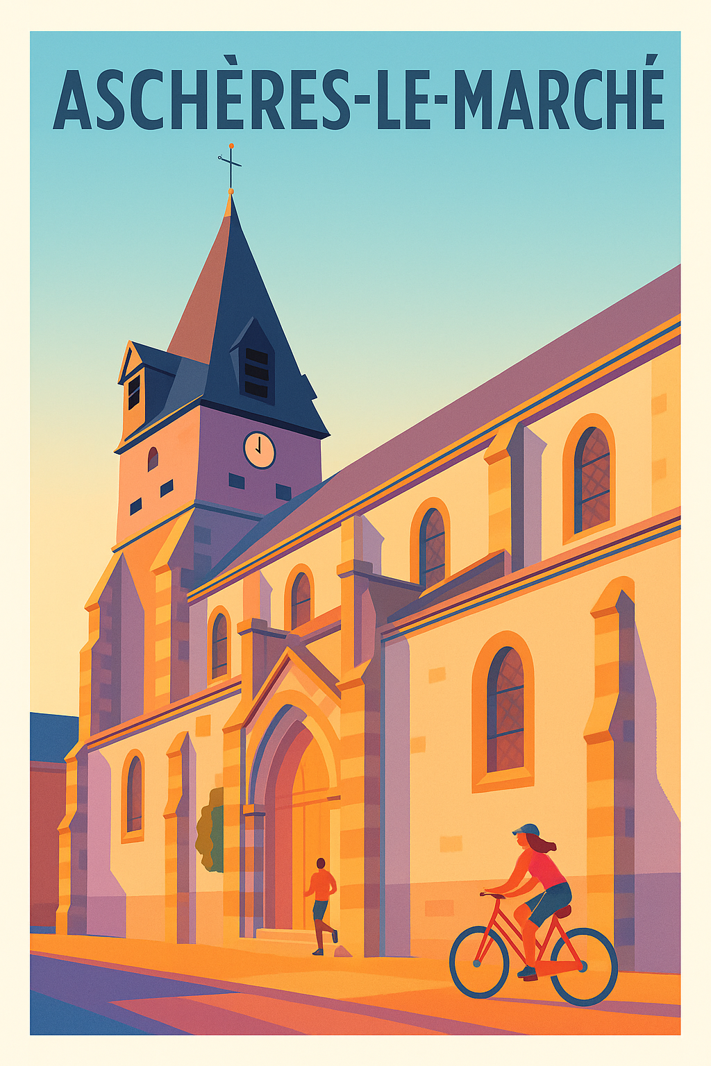 Affiche de Aschères-le-Marché - Charme et Sérénité au Cœur du Village