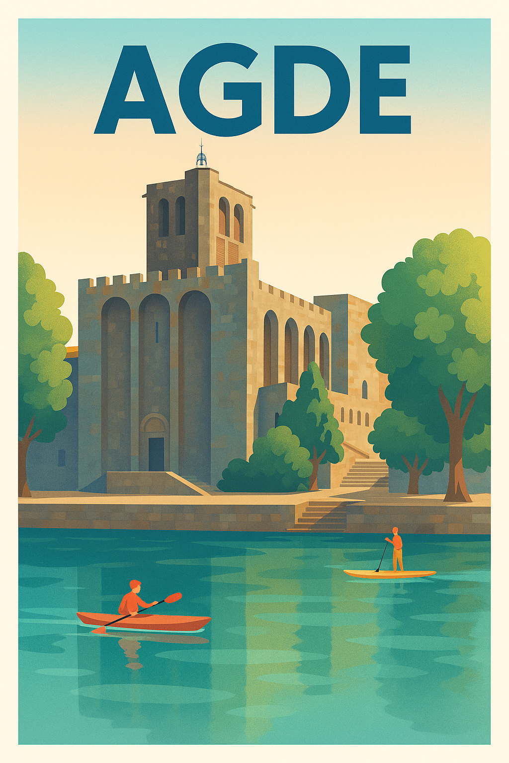 Affiche de Agde - Charme médiéval au bord de l'eau