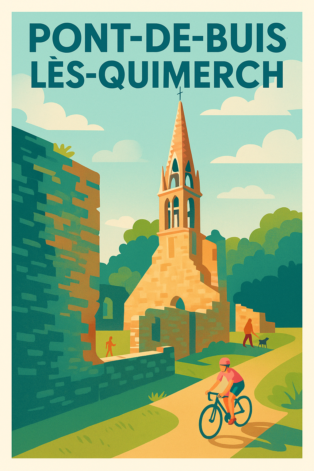 Affiche de Pont-de-Buis-lès-Quimerch - Charme historique et nature apaisante