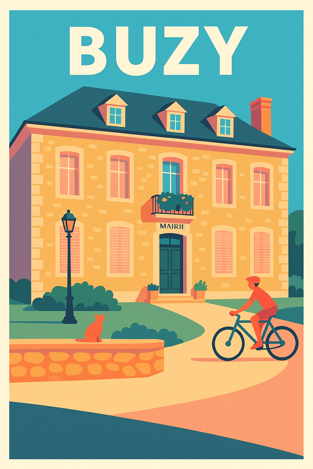 Affiche de Buzy - Charme et Sérénité au cœur du village