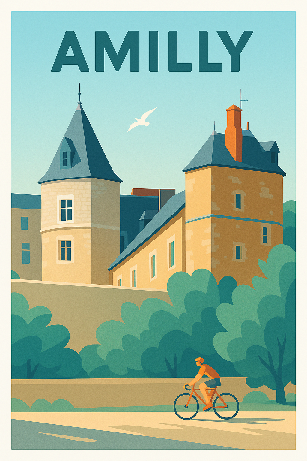 Affiche de Amilly - Charme et sérénité au cœur du Loiret