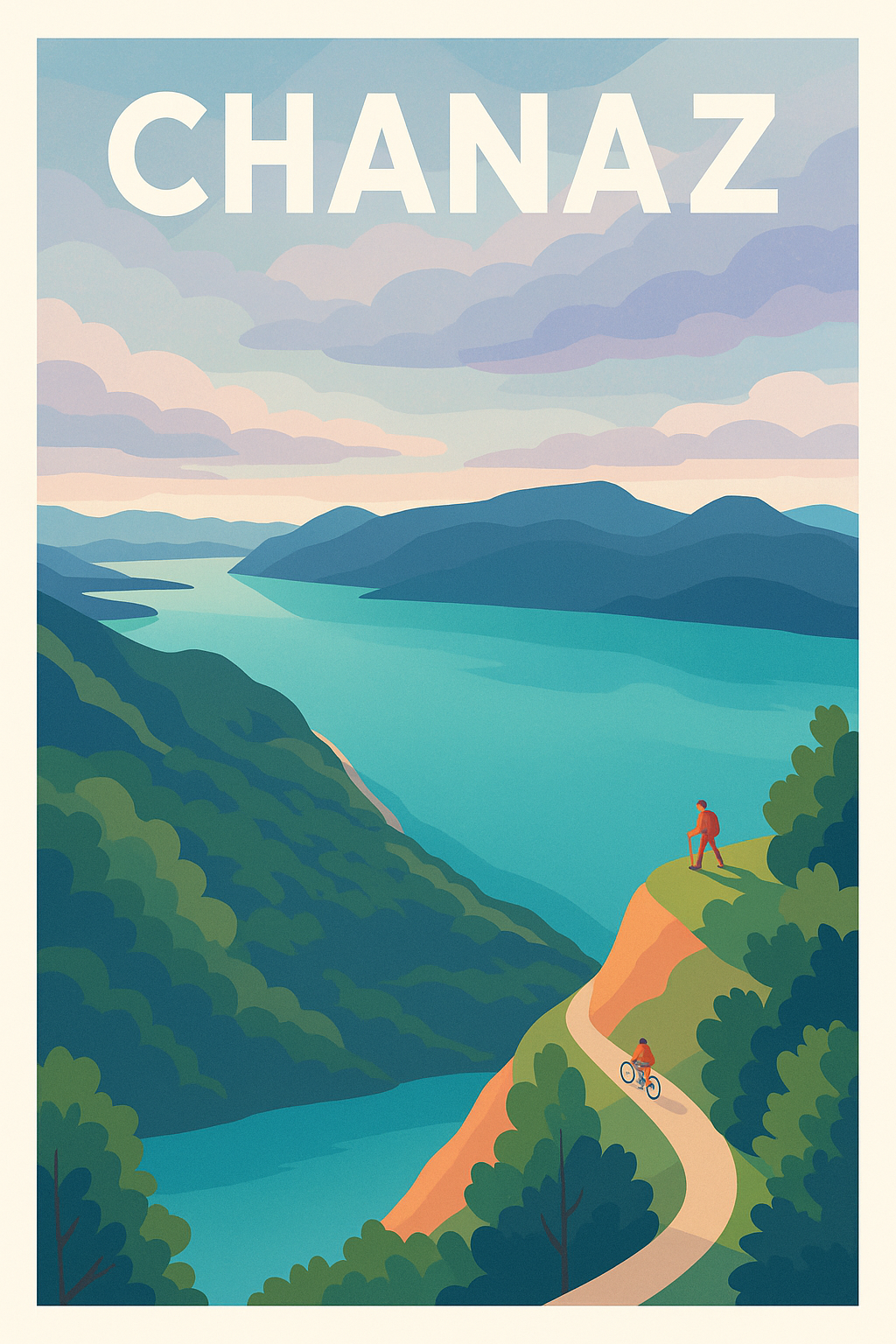 Affiche de Chanaz - Évasion et Nature au Bord de l'Eau