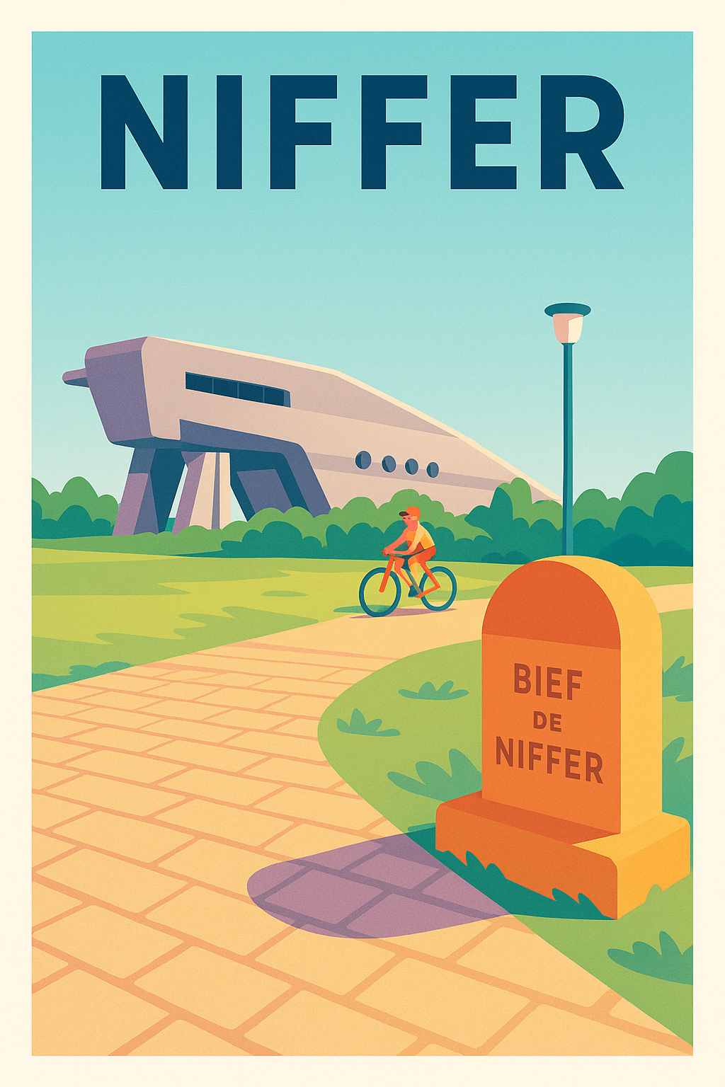 Affiche de Niffer - Un souffle d'architecture moderne et nature