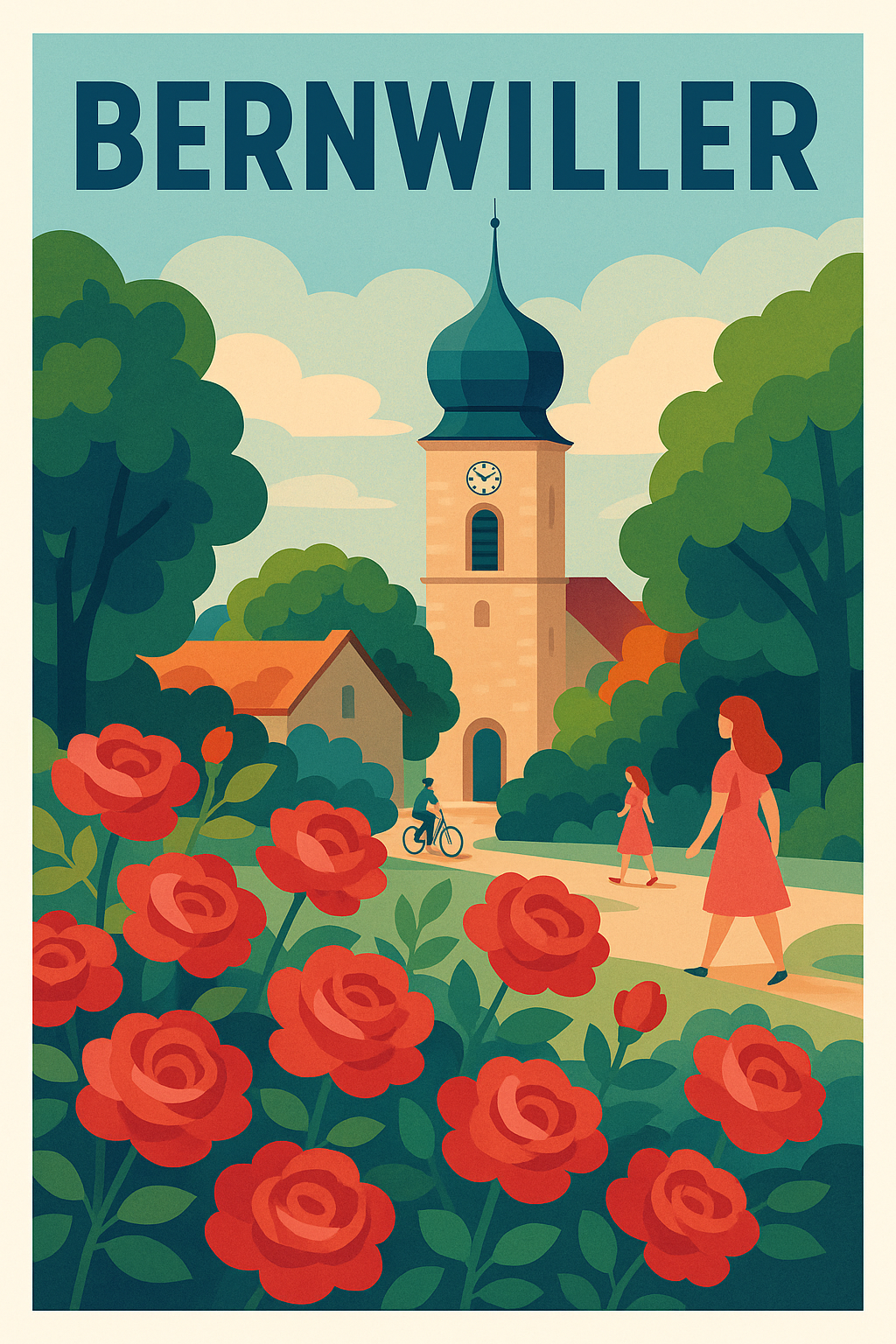 Affiche de Bernwiller - Charme bucolique au cœur de l'Alsace