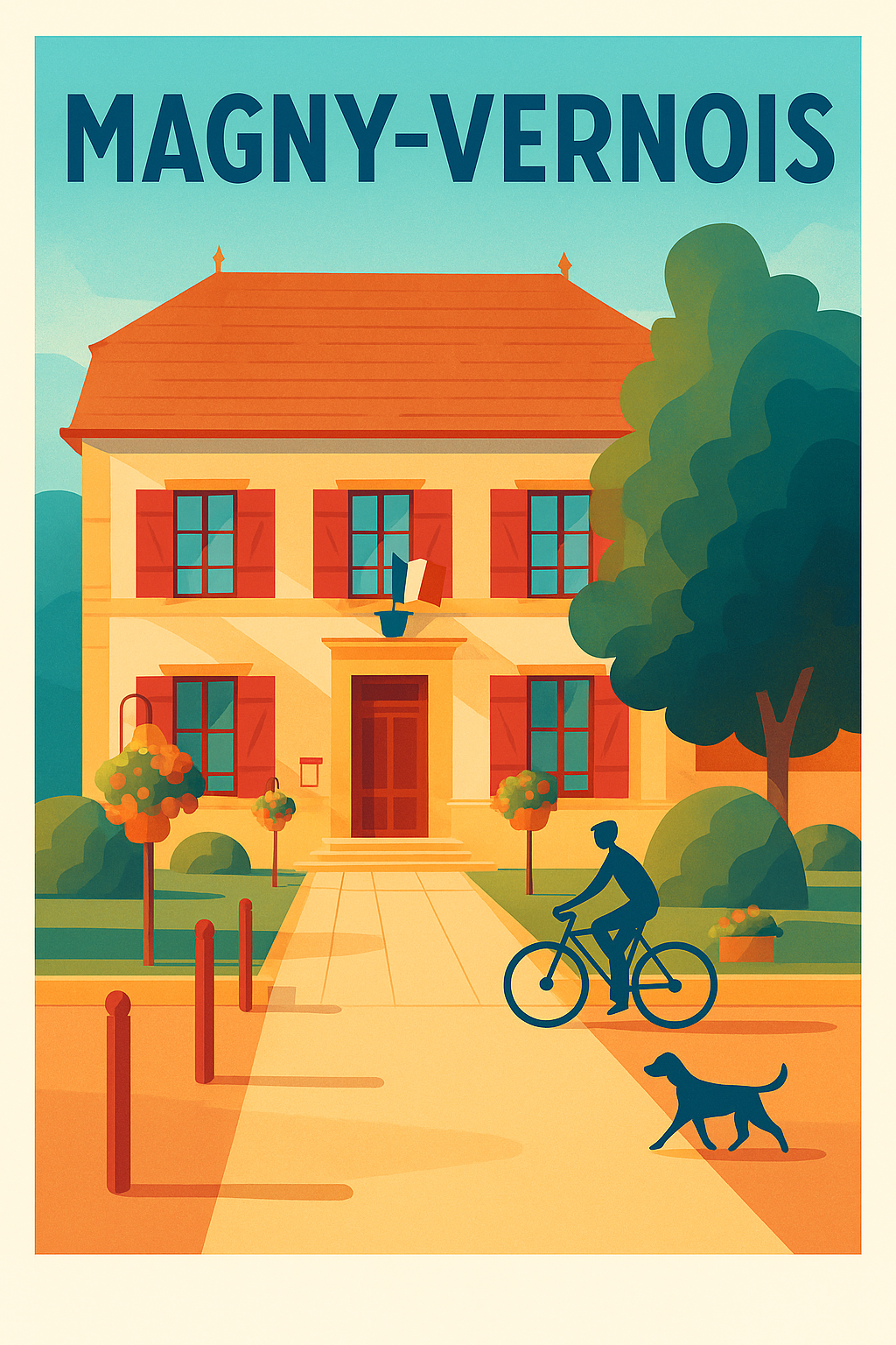 Affiche de Magny-Vernois - Charme et Sérénité de la Ville